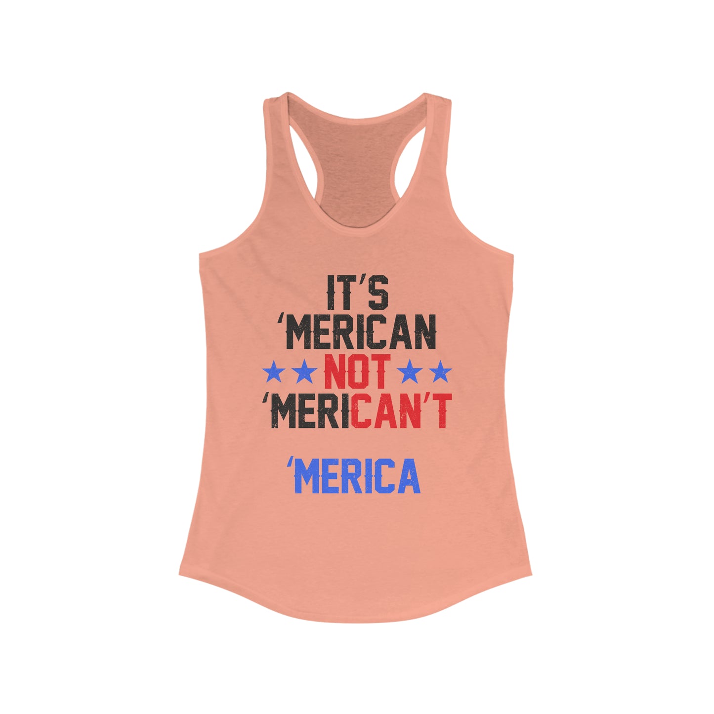 'Merican : Women's Ideal Racerback Tank