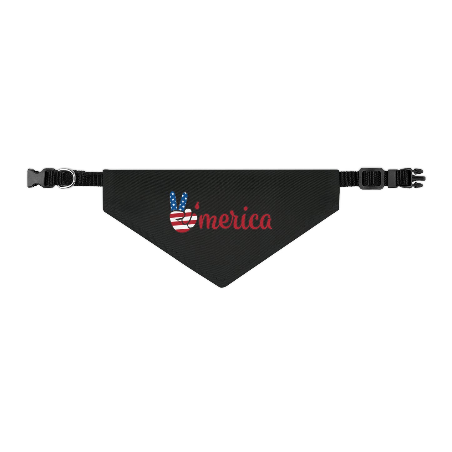 Peace 'Merica : Pet Bandana Collar