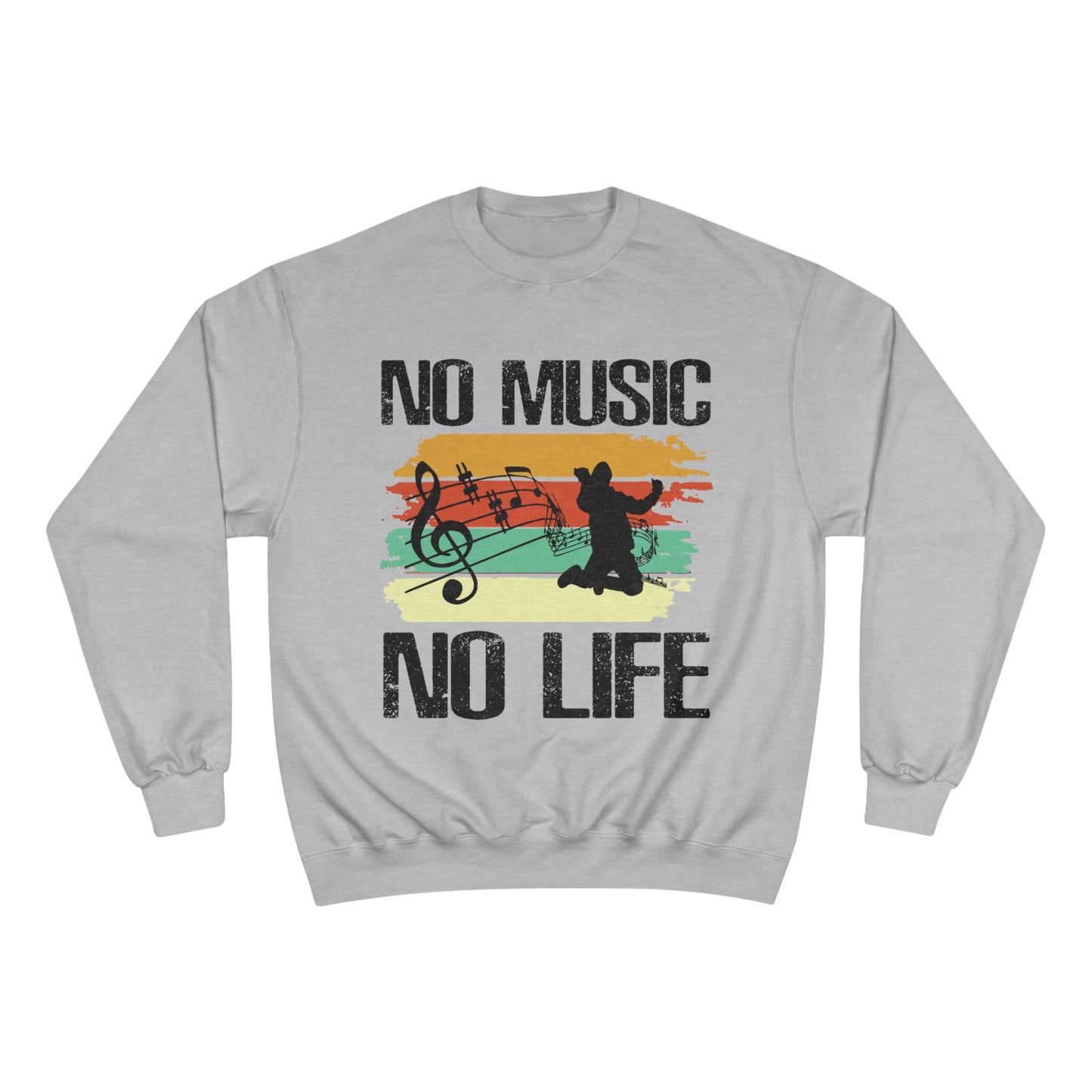 No Music No Life : Women's Champion Sweatshirt