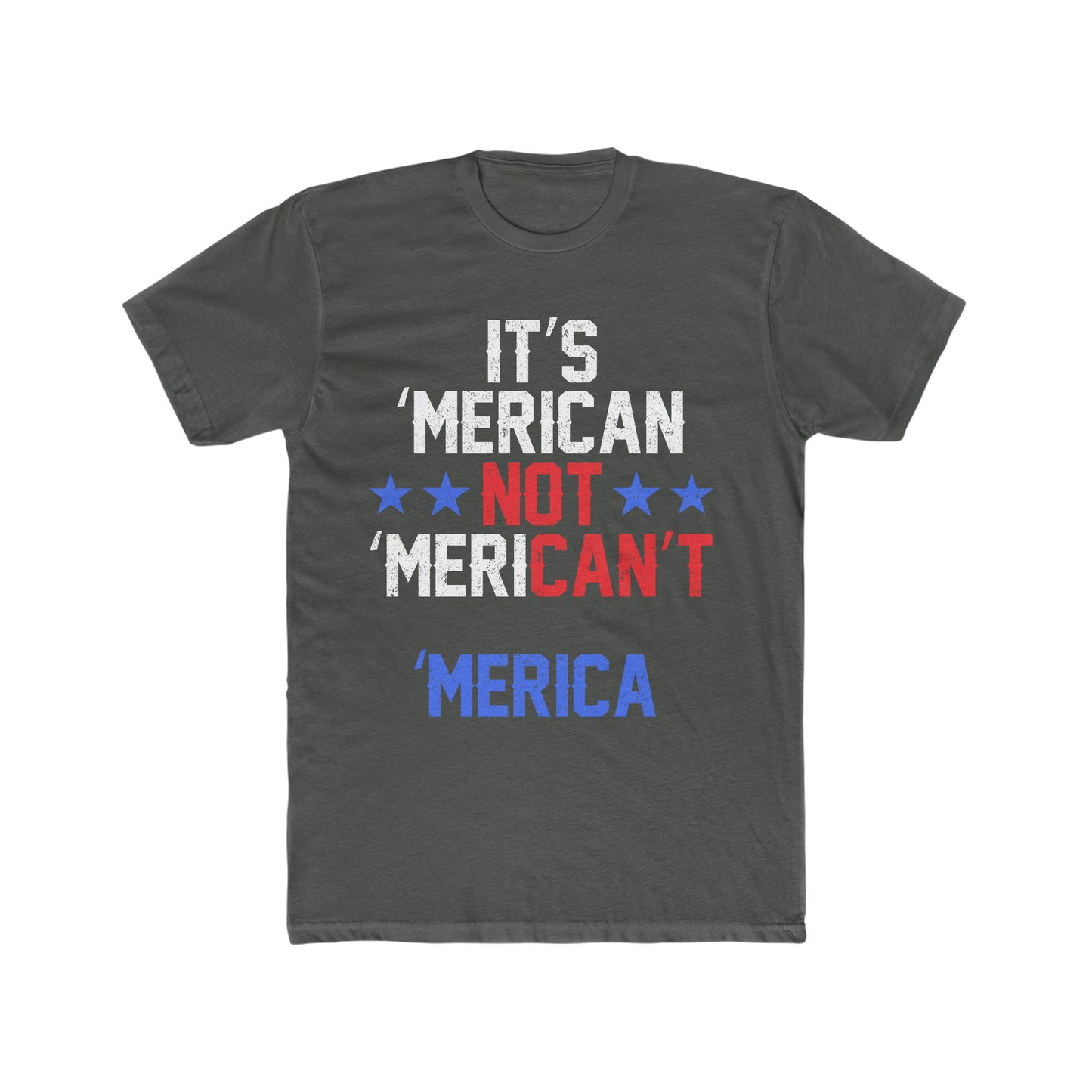 'Merican : Men's Cotton Crew Tee