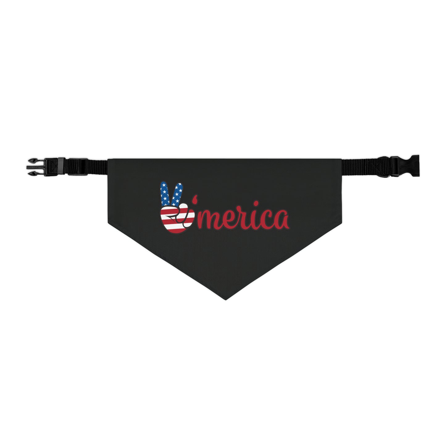 Peace 'Merica : Pet Bandana Collar