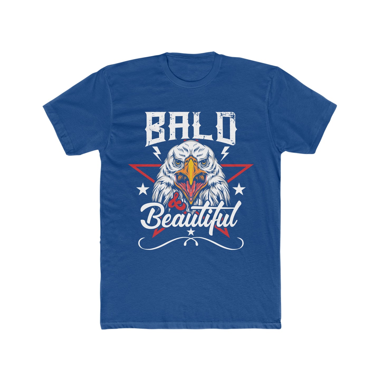 Bald N Beautiful : Men's Cotton Crew Tee