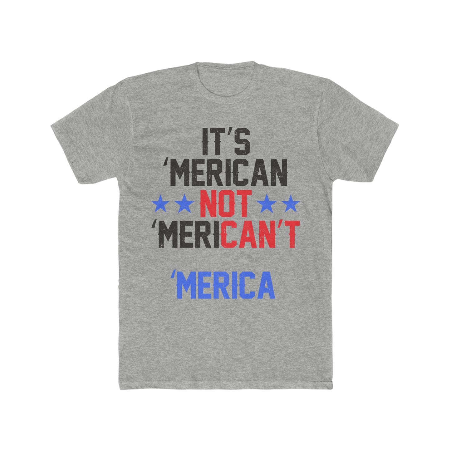 'Merican : Men's Cotton Crew Tee