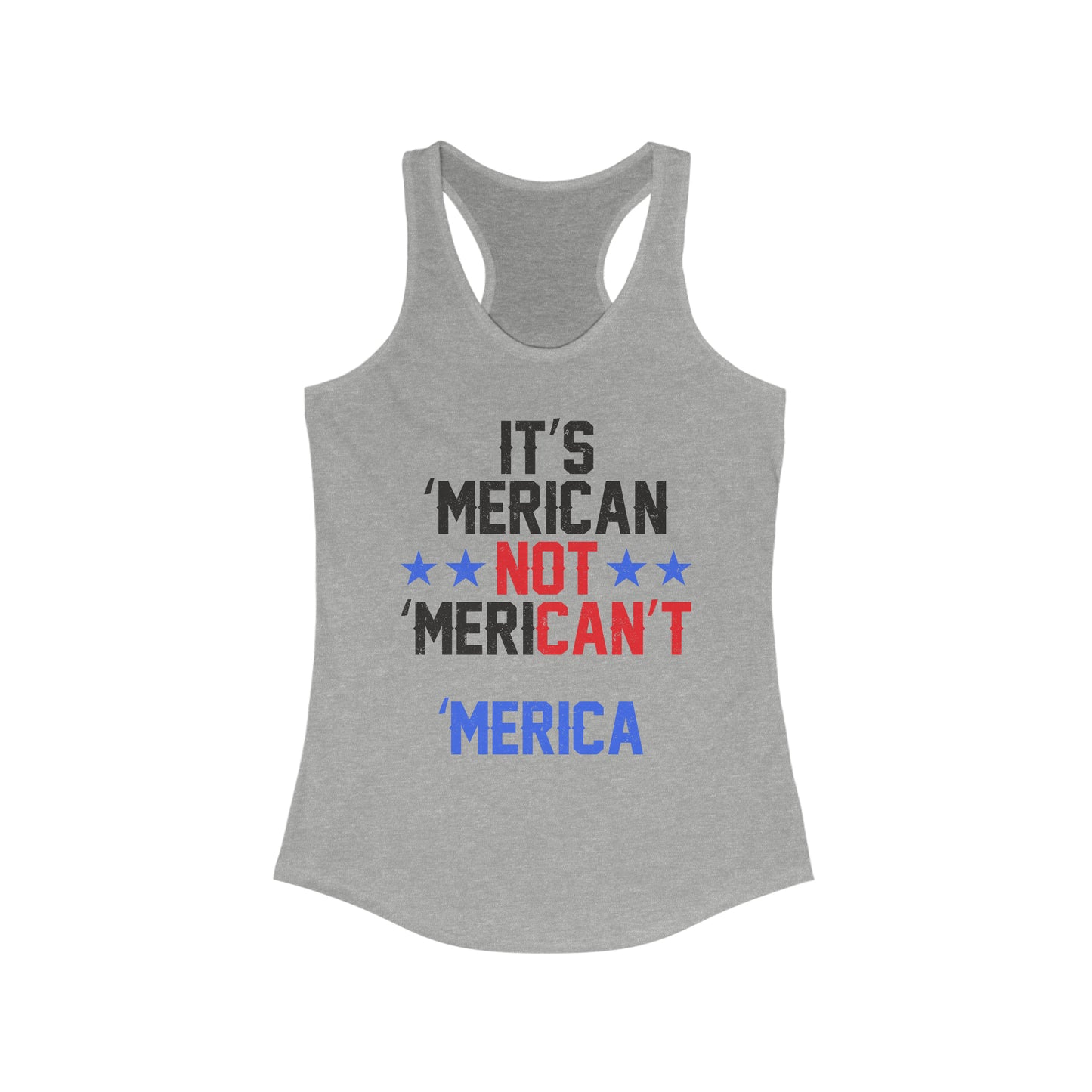 'Merican : Women's Ideal Racerback Tank