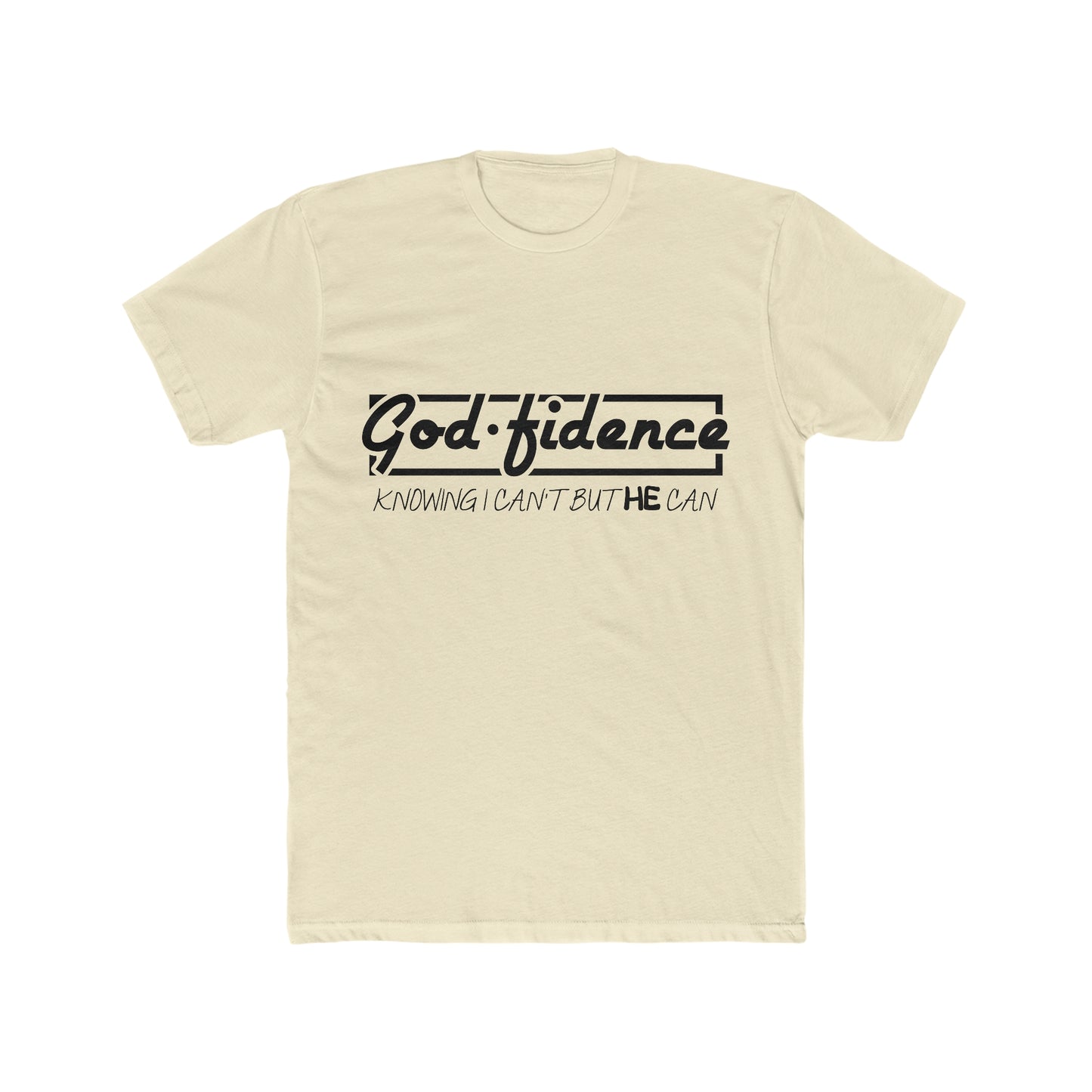 God • Fidence : Men's Cotton Crew Tee