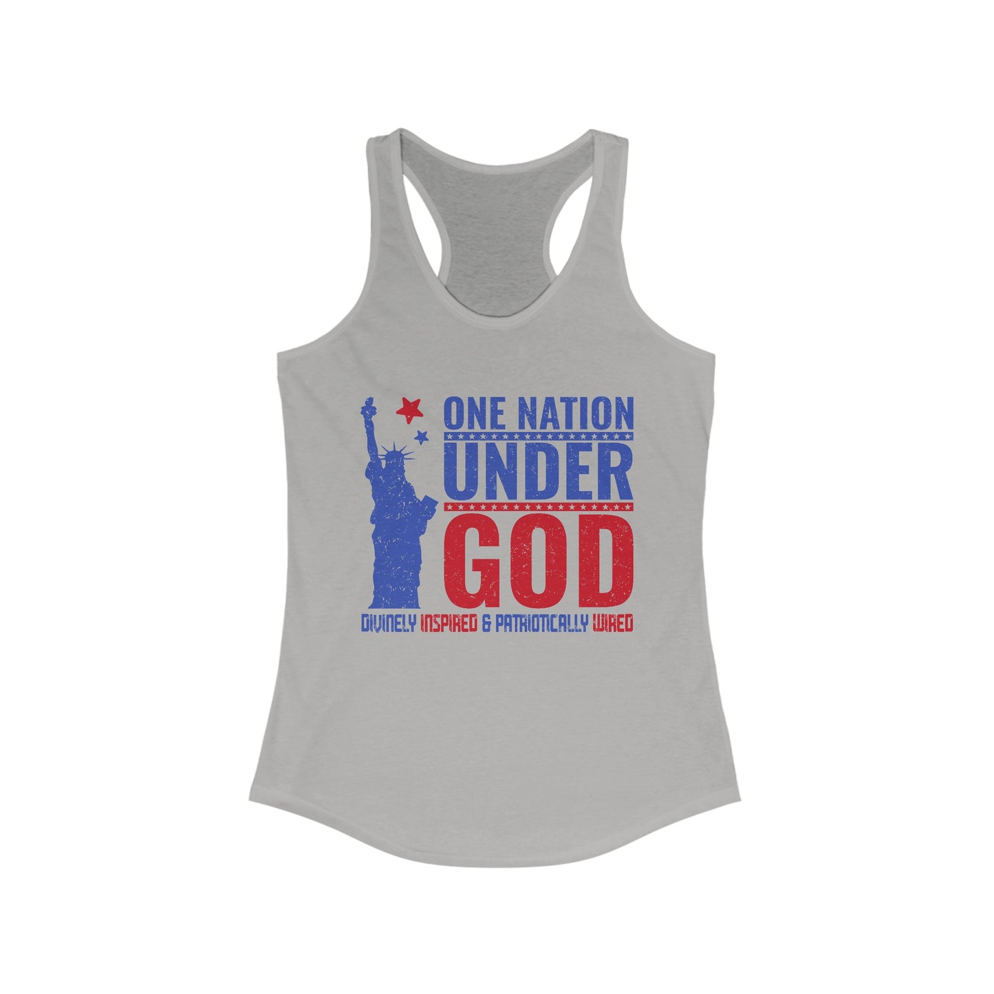 One Nation Under God : Women's Ideal Racerback Tank