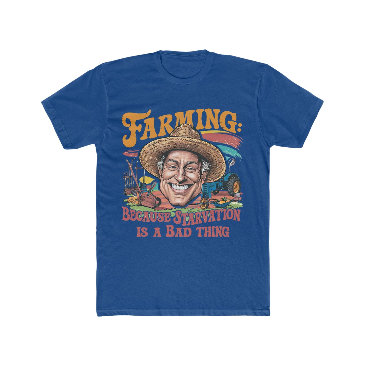 Starvation is a Bad Thing : Men's Cotton Crew Tee