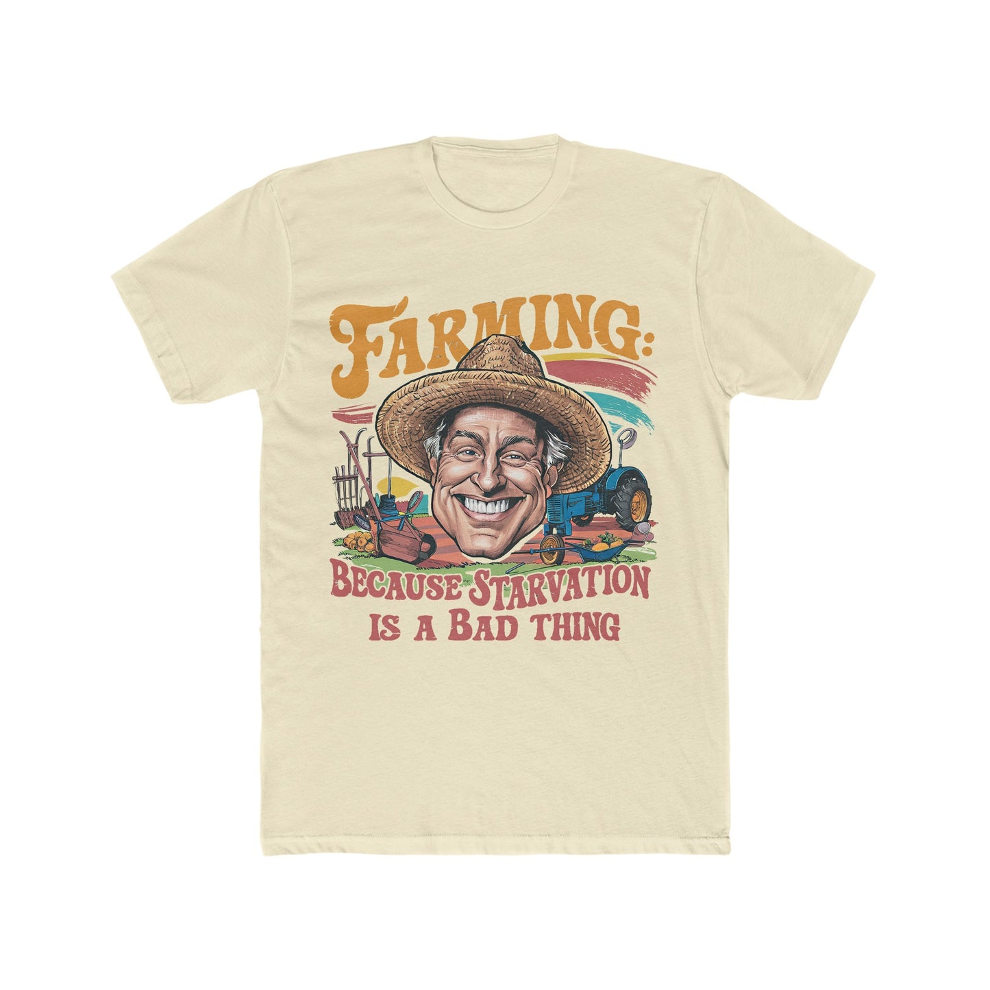 Starvation is a Bad Thing : Men's Cotton Crew Tee