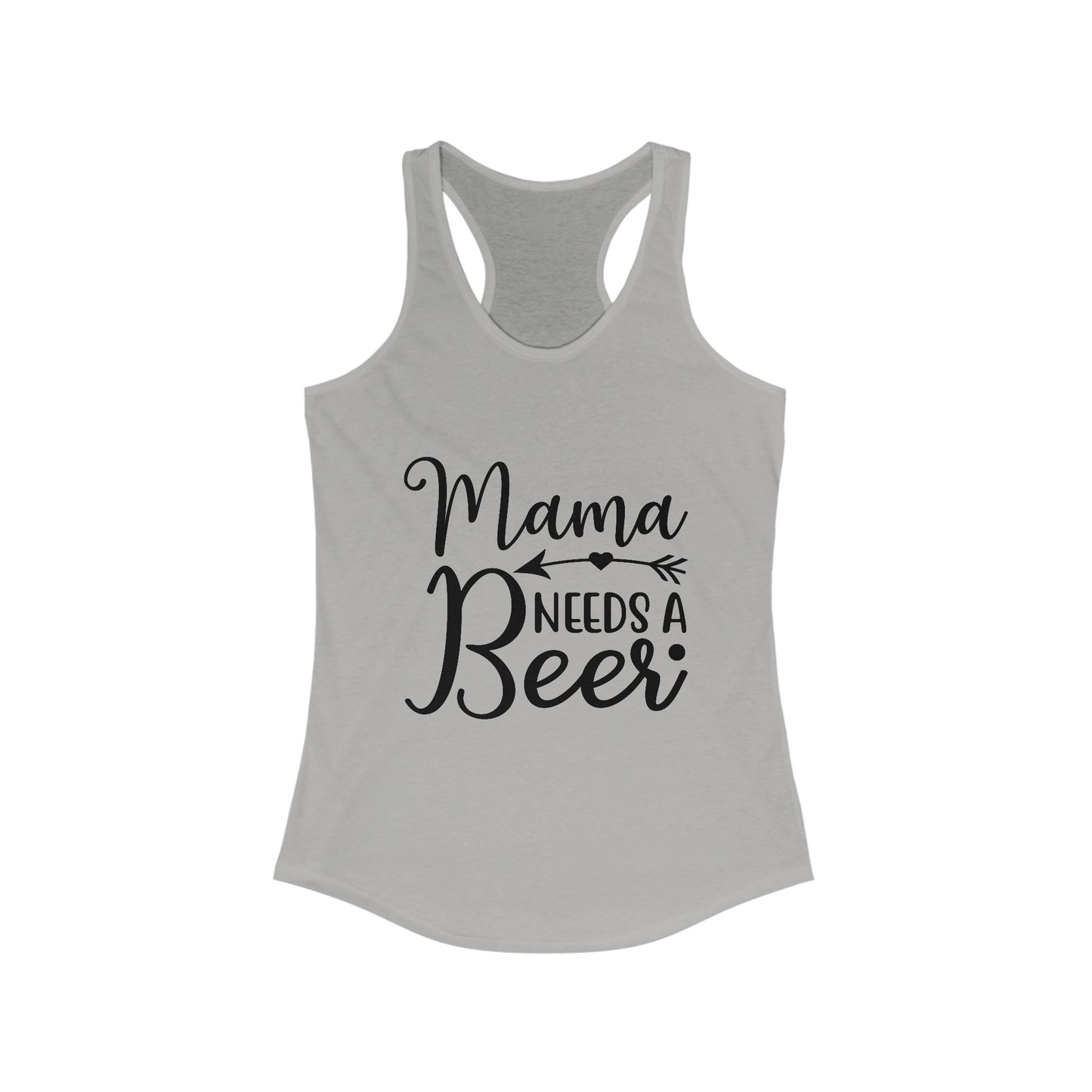 Moma Needs a Beer : Women's Ideal Racerback Tank