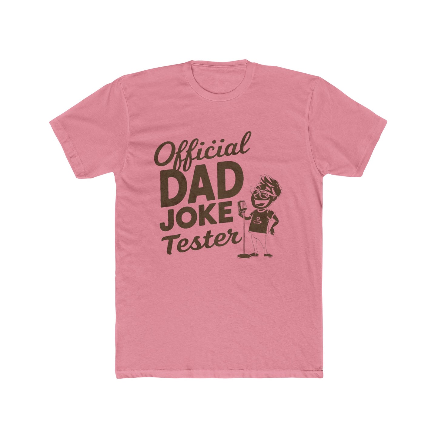 Official Dad Joke Tester : Men's Cotton Crew Tee