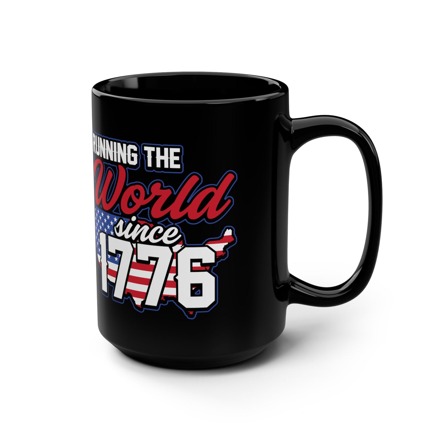 Since 1776 : Black Mug, 15oz