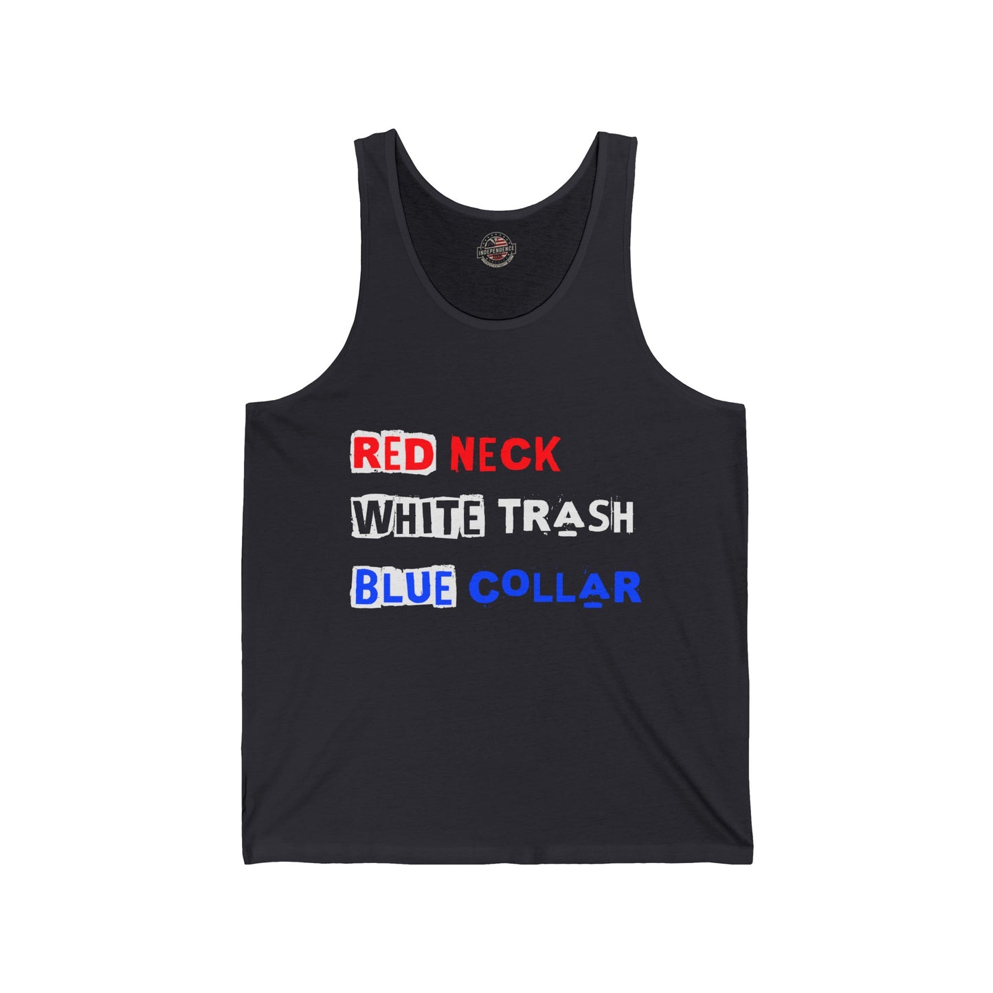 White Trash Red Neck : Men's Jersey Tank