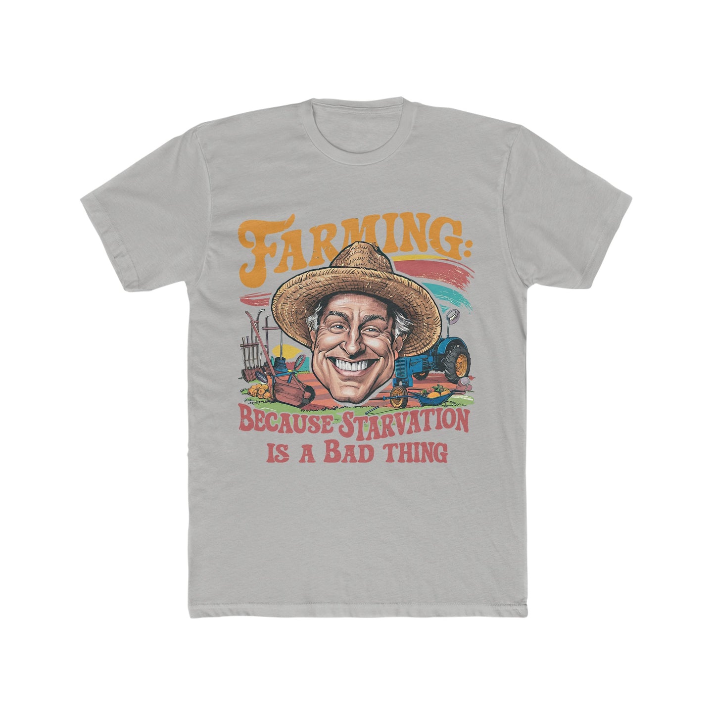 Starvation is a Bad Thing : Men's Cotton Crew Tee