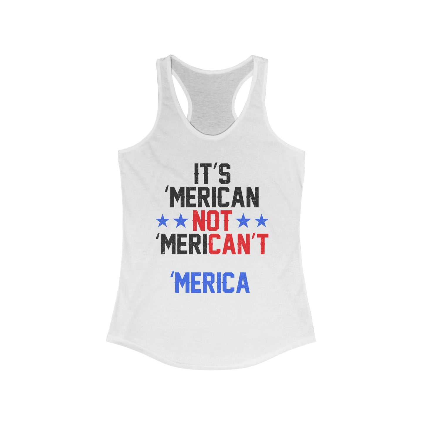 'Merican : Women's Ideal Racerback Tank