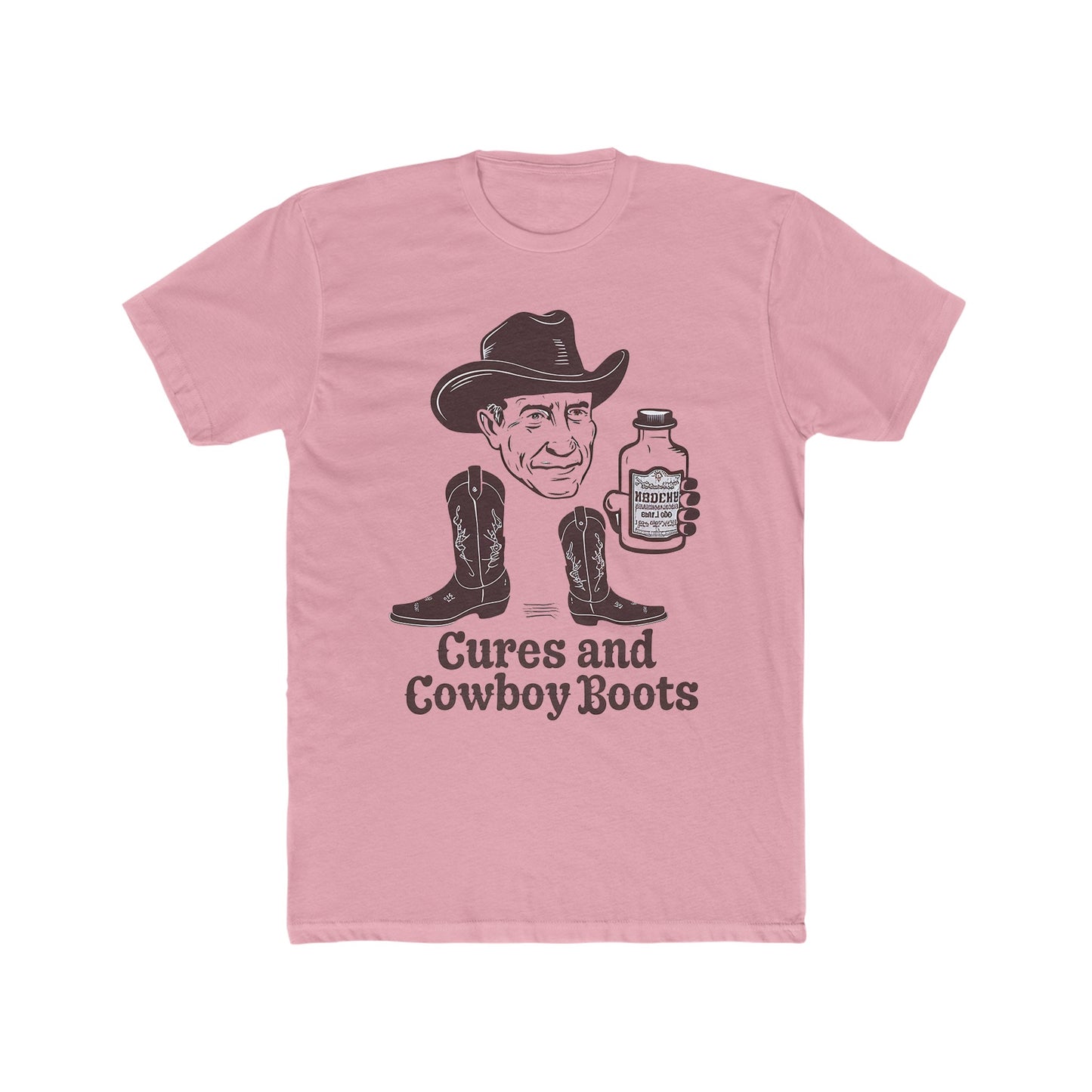 Cures & Cowboy Boots : Men's Cotton Crew Tee