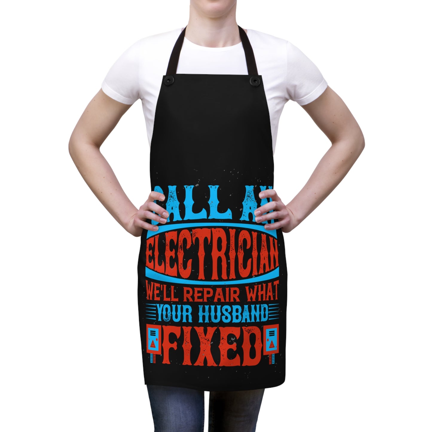 What your Husband Fixed : Apron (AOP)