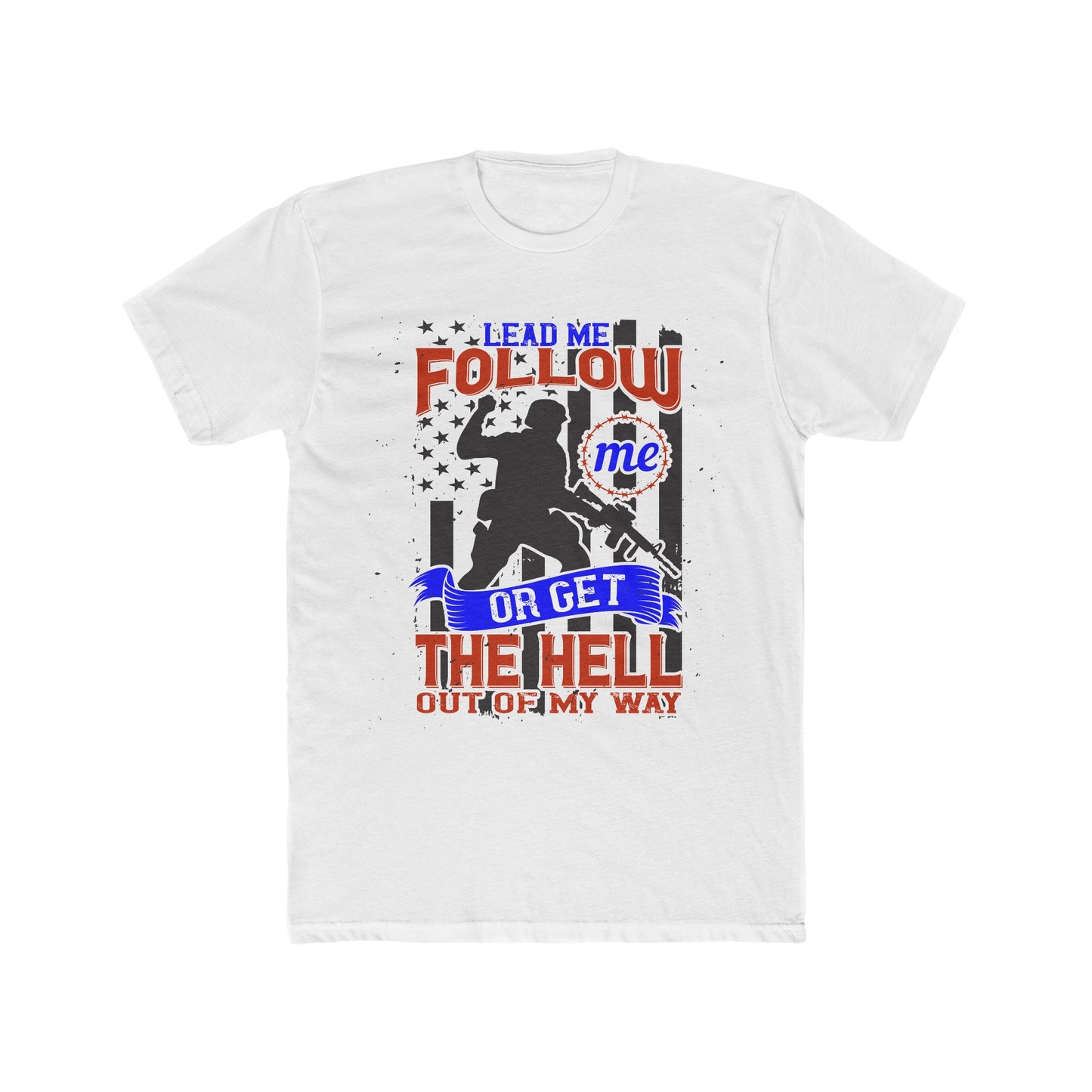 Lead or Follow  : Men's Cotton Crew Tee