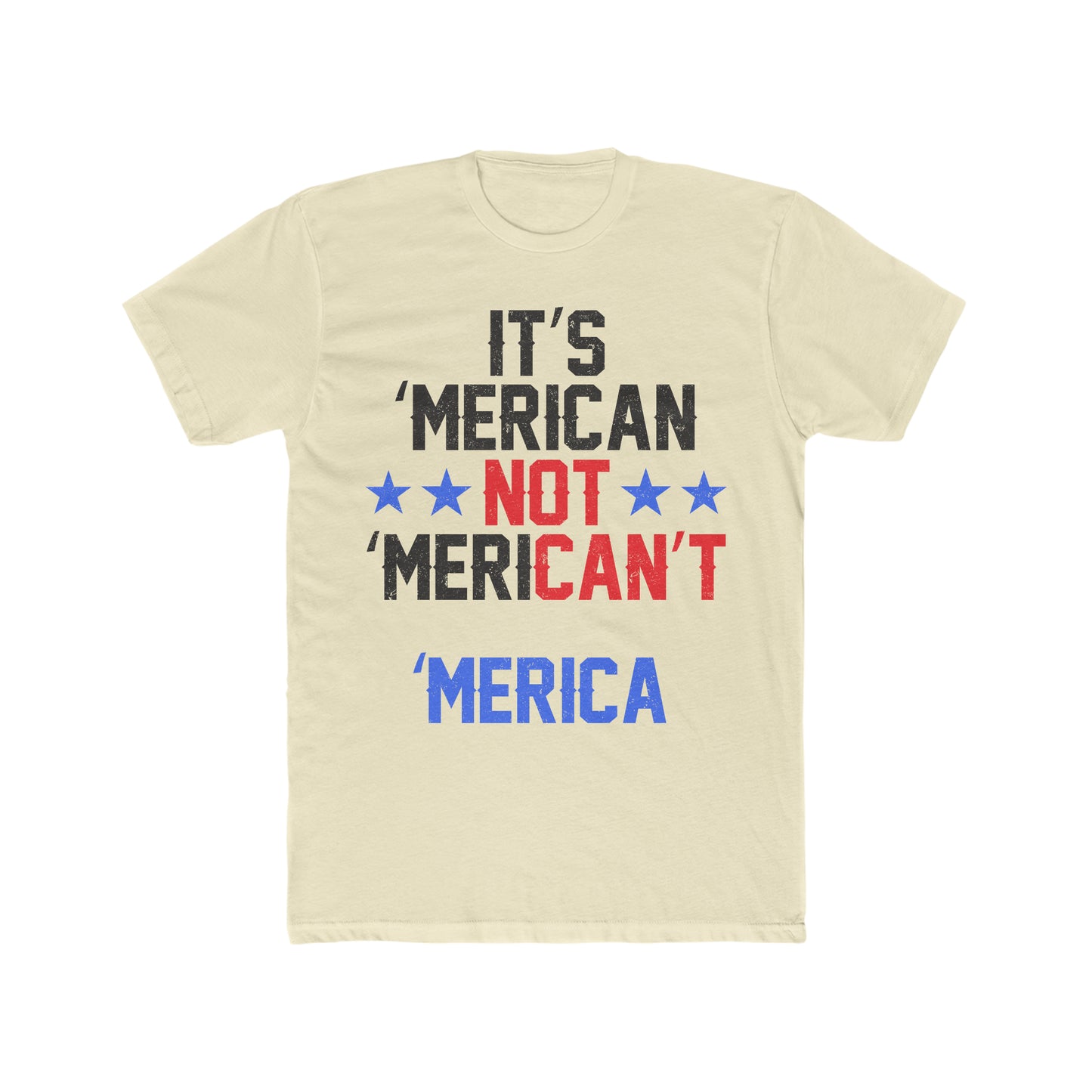 'Merican : Men's Cotton Crew Tee