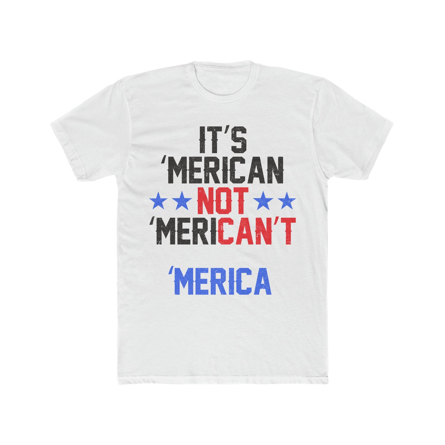 'Merican : Men's Cotton Crew Tee