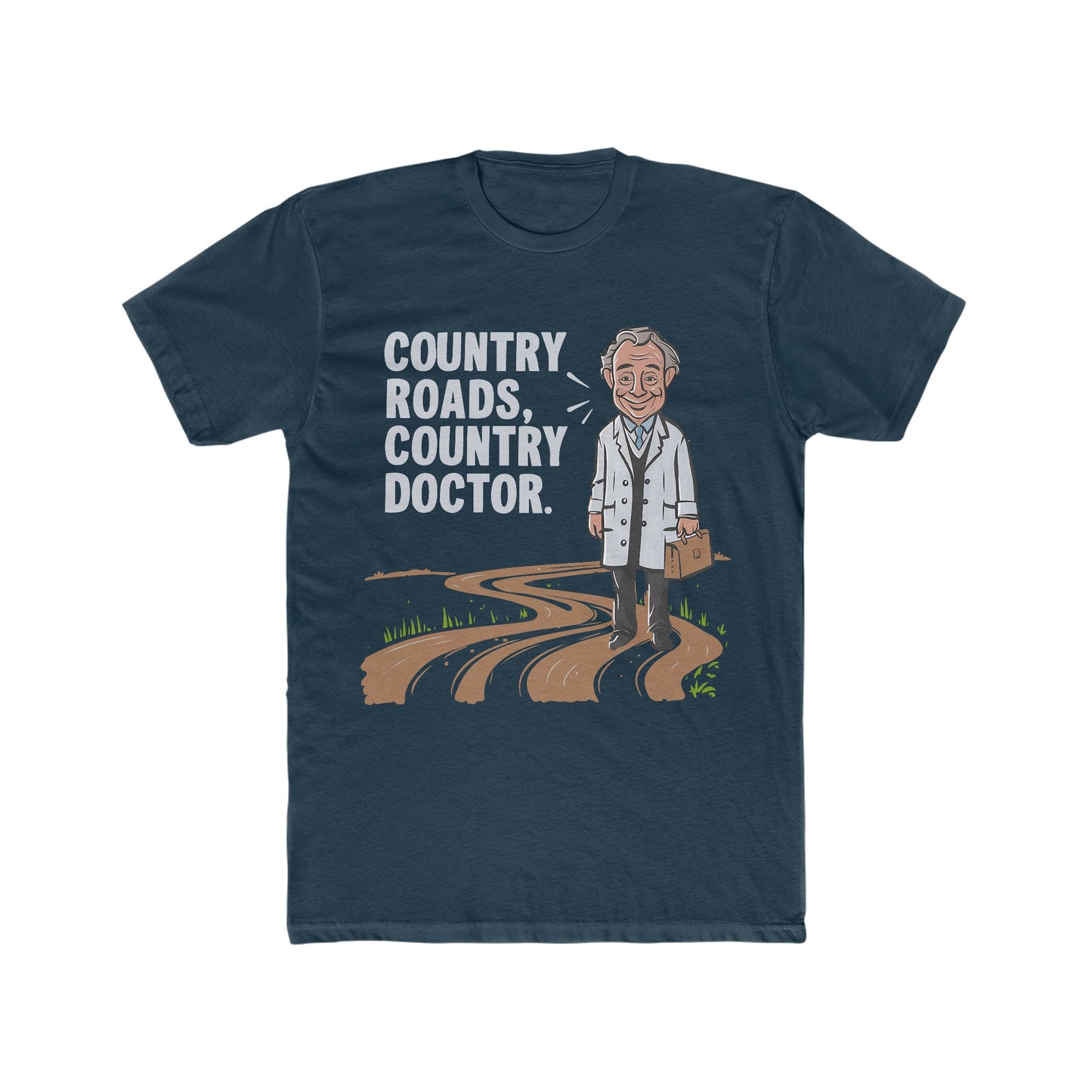 Country Road Country Doc  : Men's Cotton Crew Tee