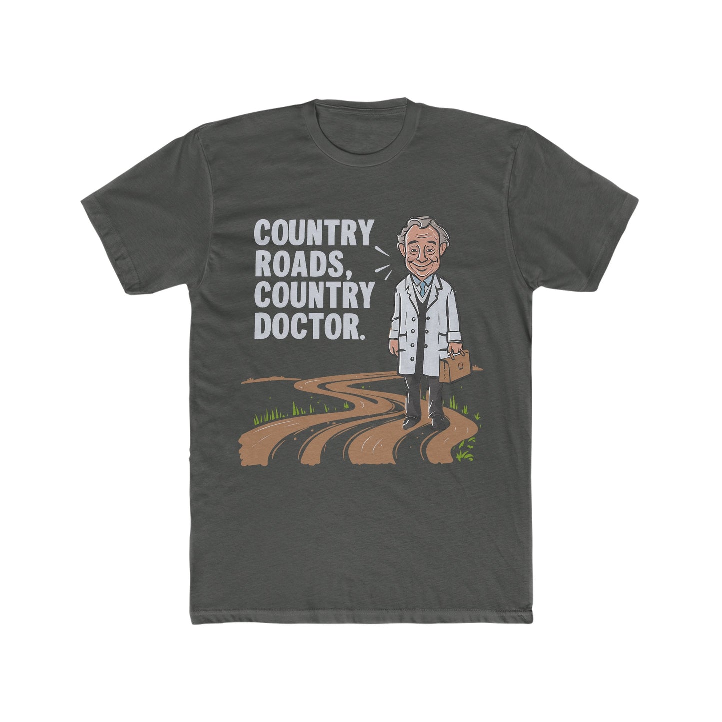 Country Road Country Doc  : Men's Cotton Crew Tee