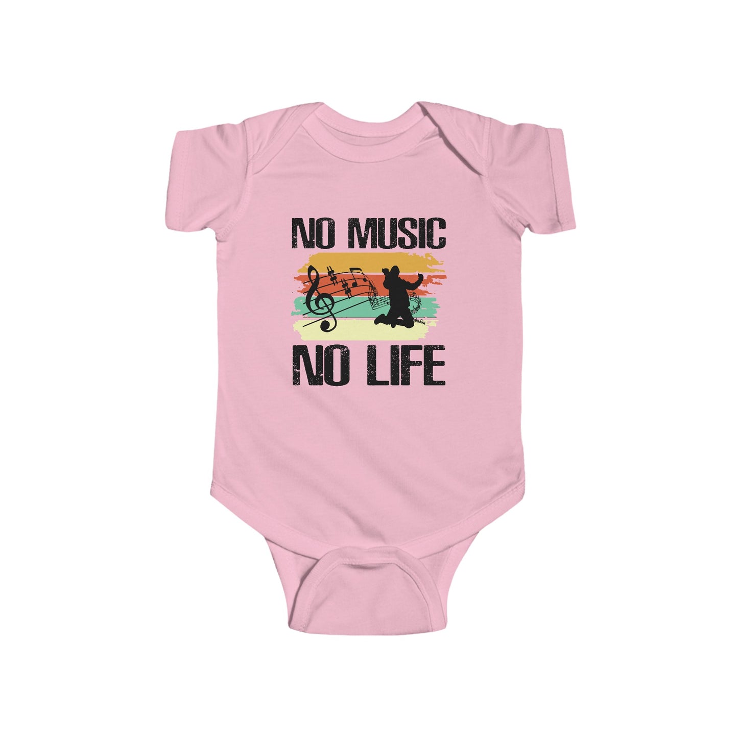 No Music No Life : Infant Fine Jersey Onesie / Bodysuit