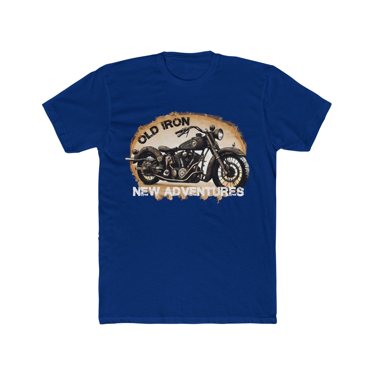 Old Iron New Adventures : Men's Cotton Crew Tee