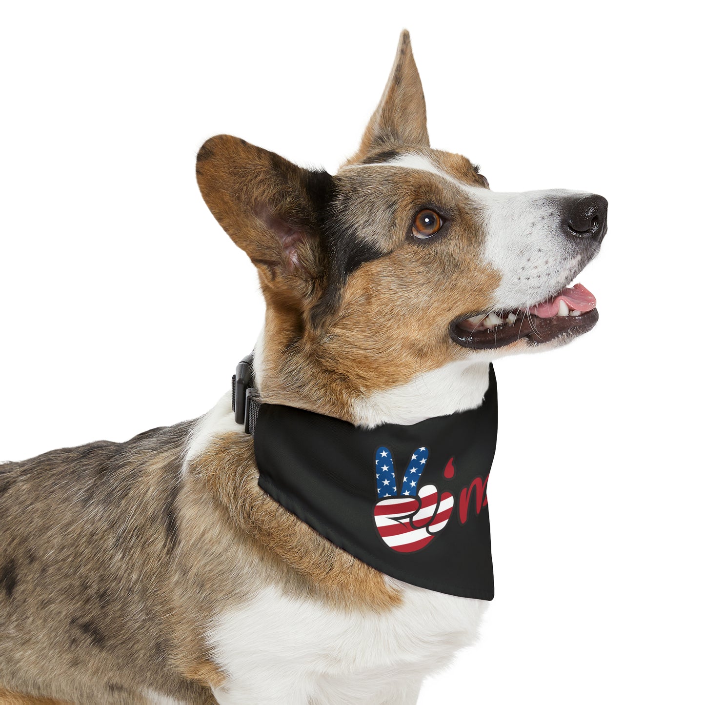 Peace 'Merica : Pet Bandana Collar