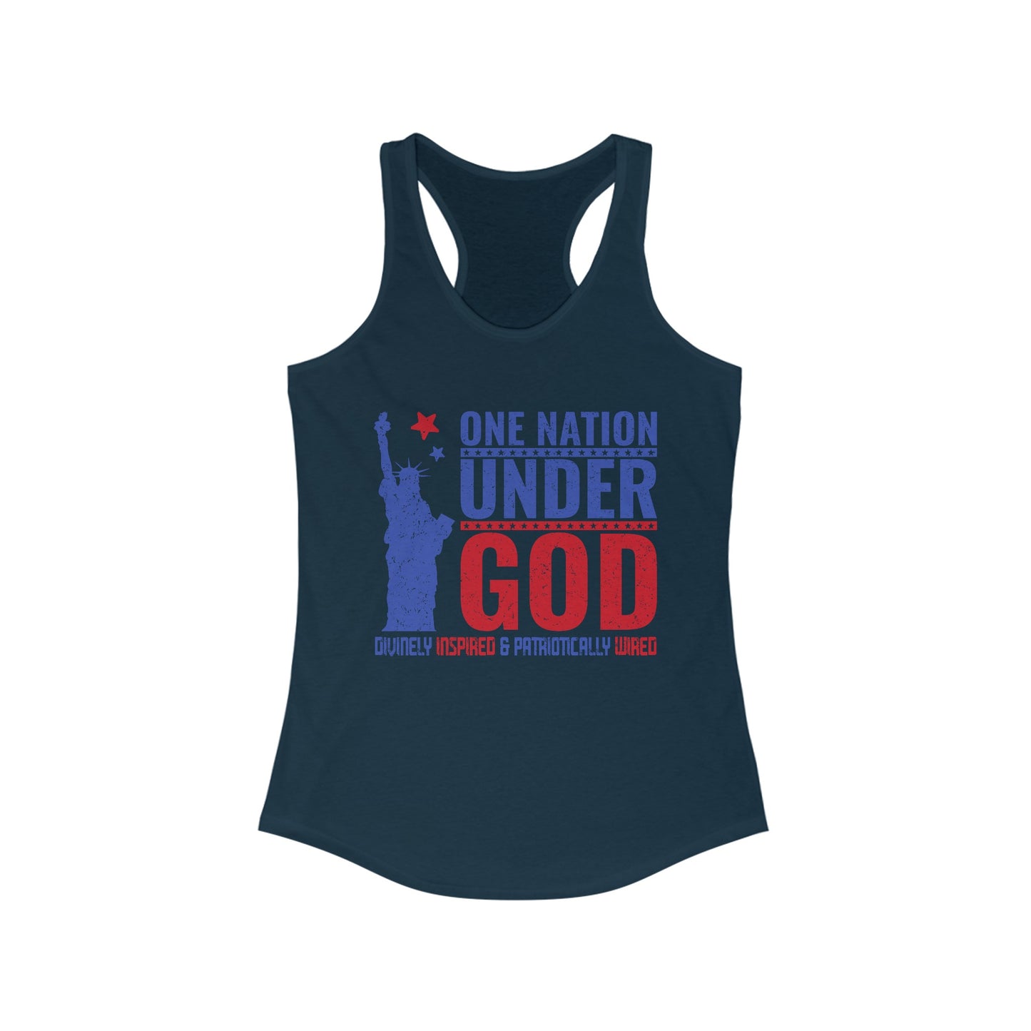 One Nation Under God : Women's Ideal Racerback Tank