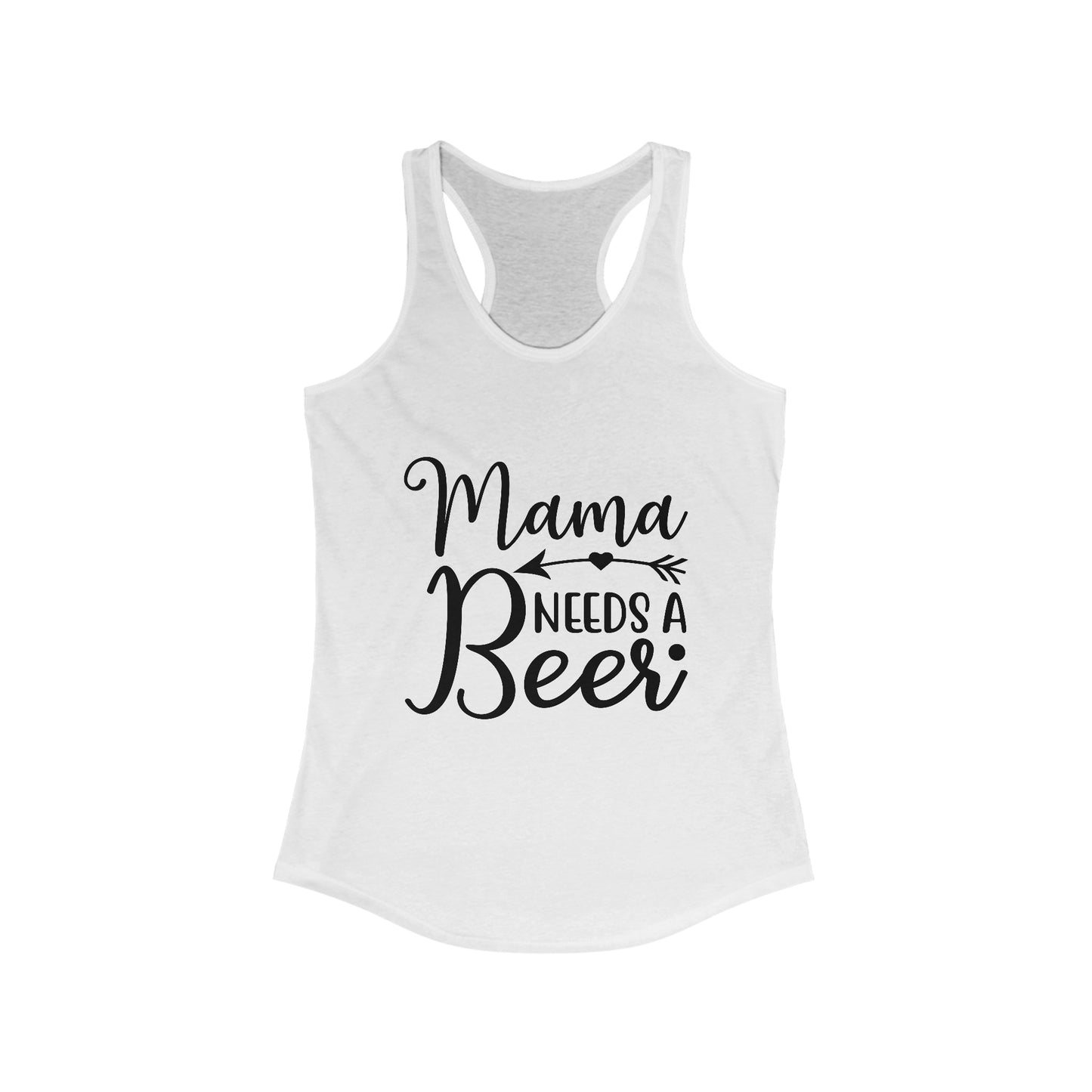 Moma Needs a Beer : Women's Ideal Racerback Tank