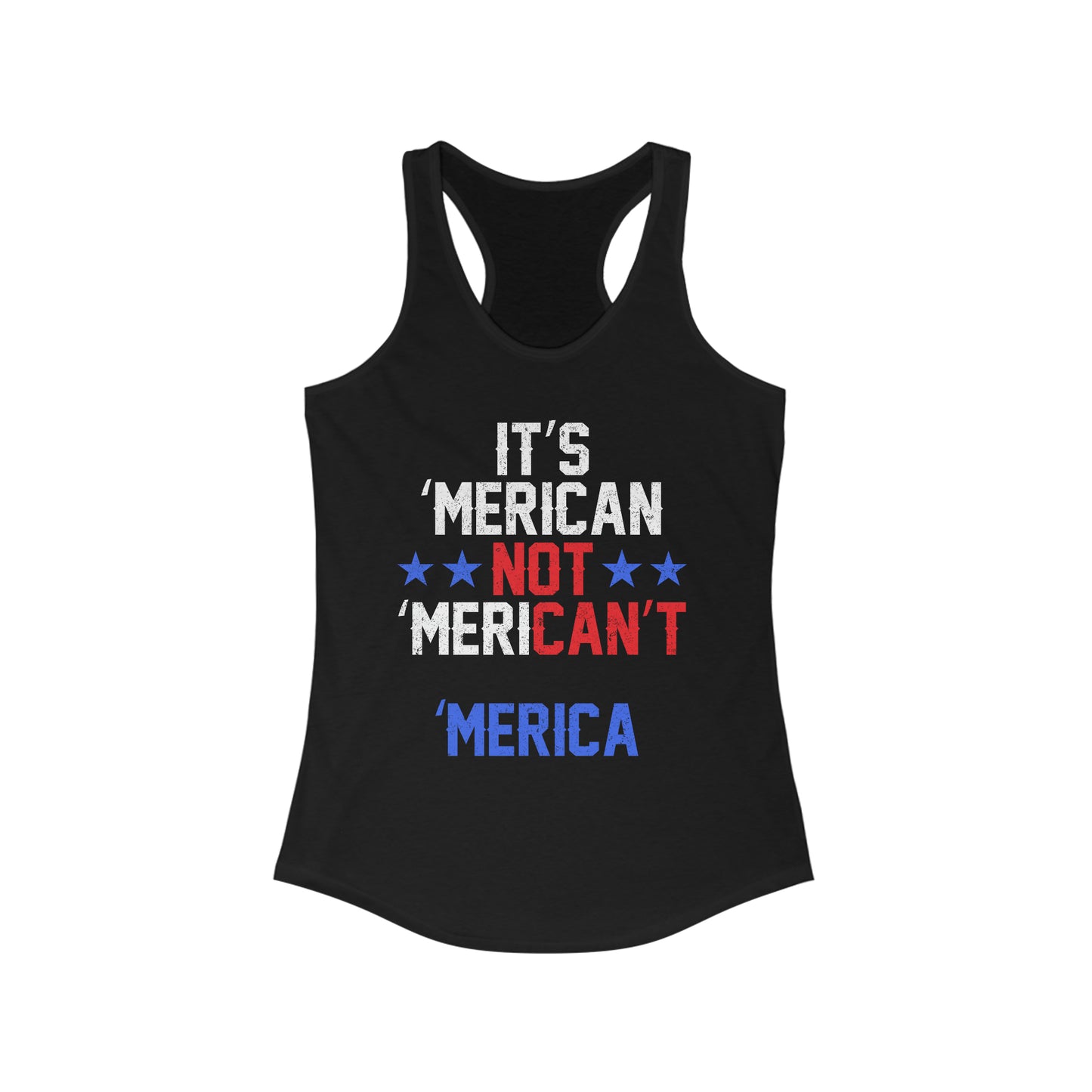 'Merican : Women's Ideal Racerback Tank