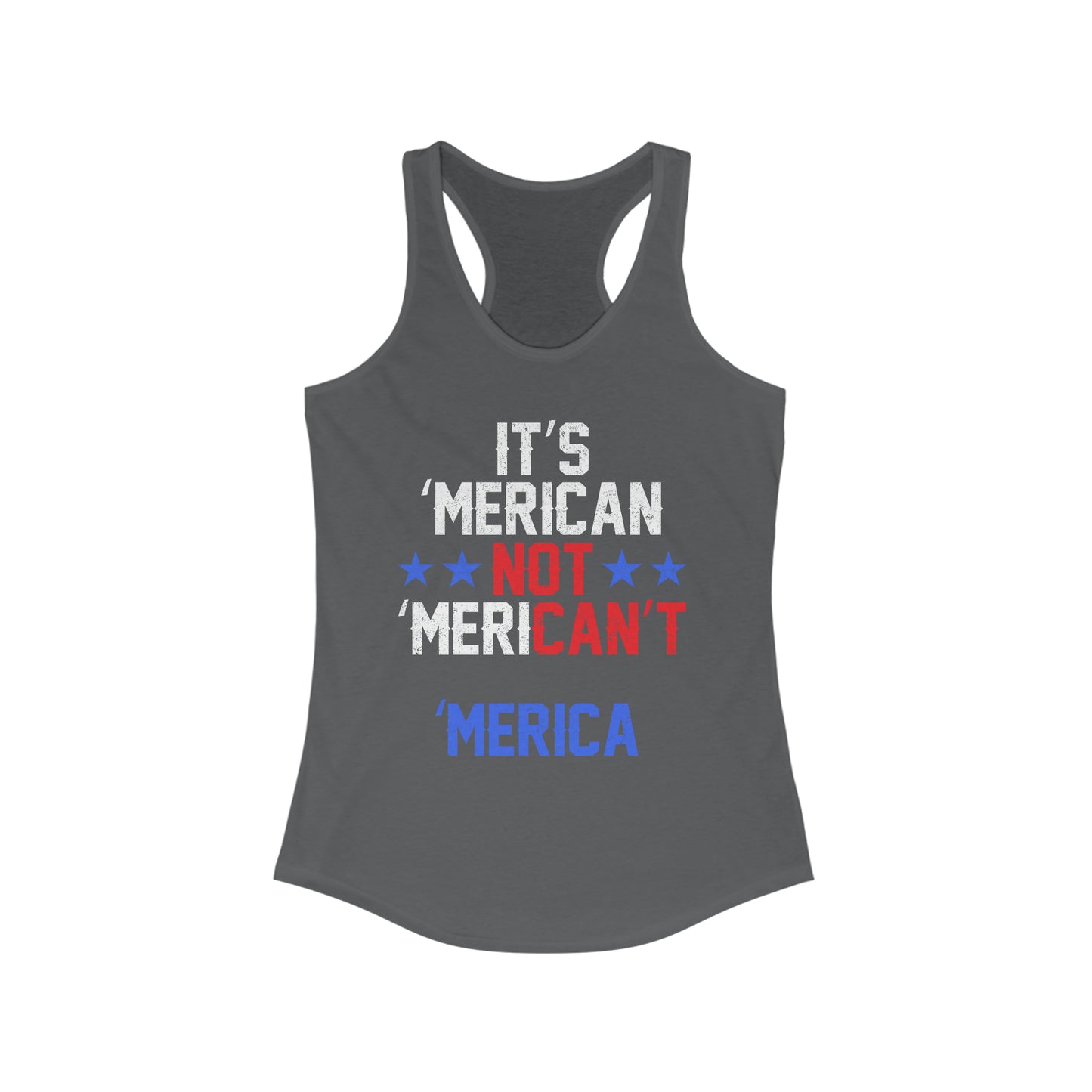 'Merican : Women's Ideal Racerback Tank