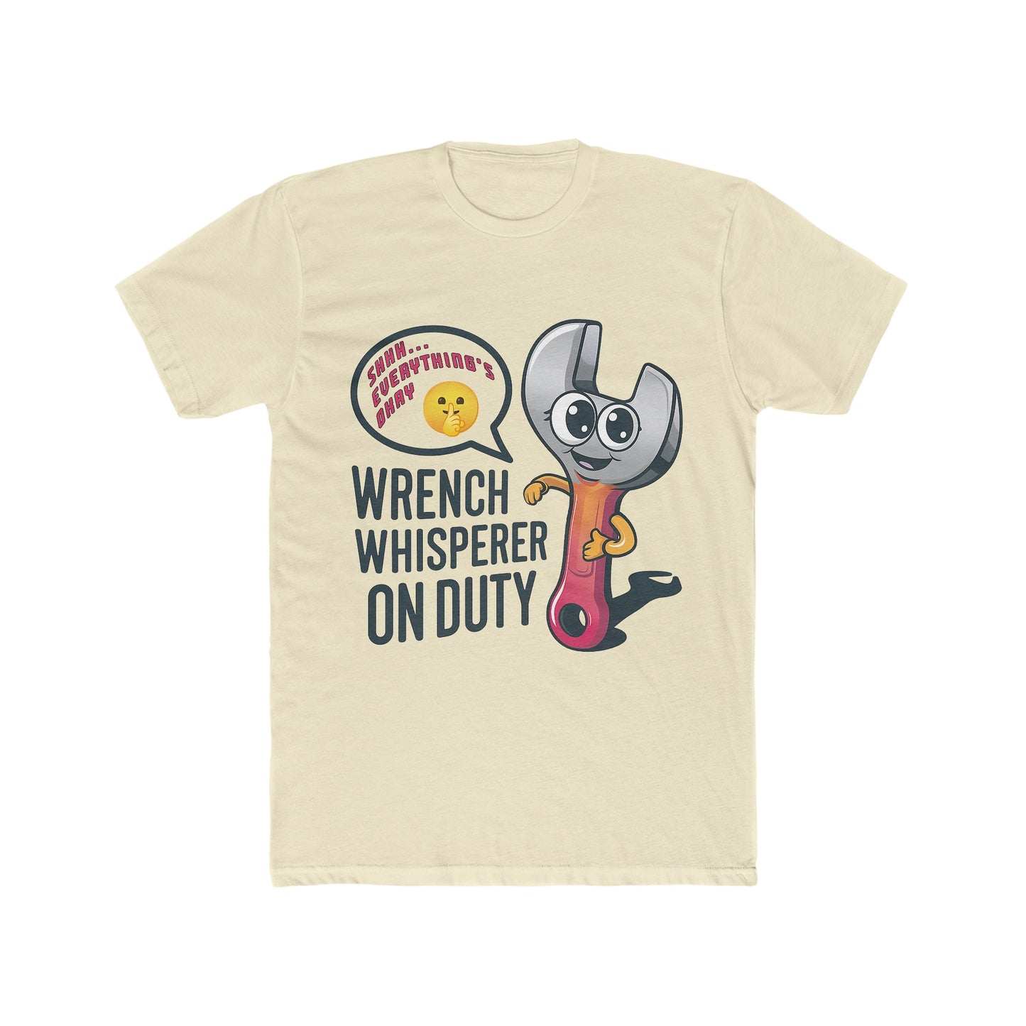 Wrench Whisperer  : Men's Cotton Crew Tee