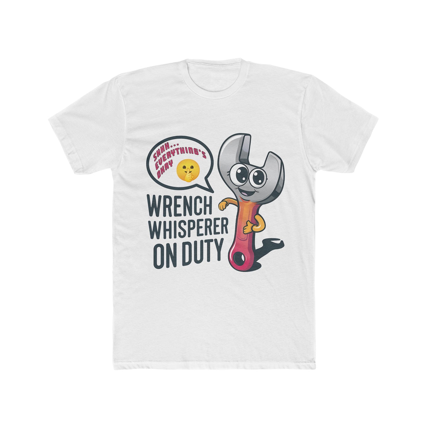 Wrench Whisperer  : Men's Cotton Crew Tee