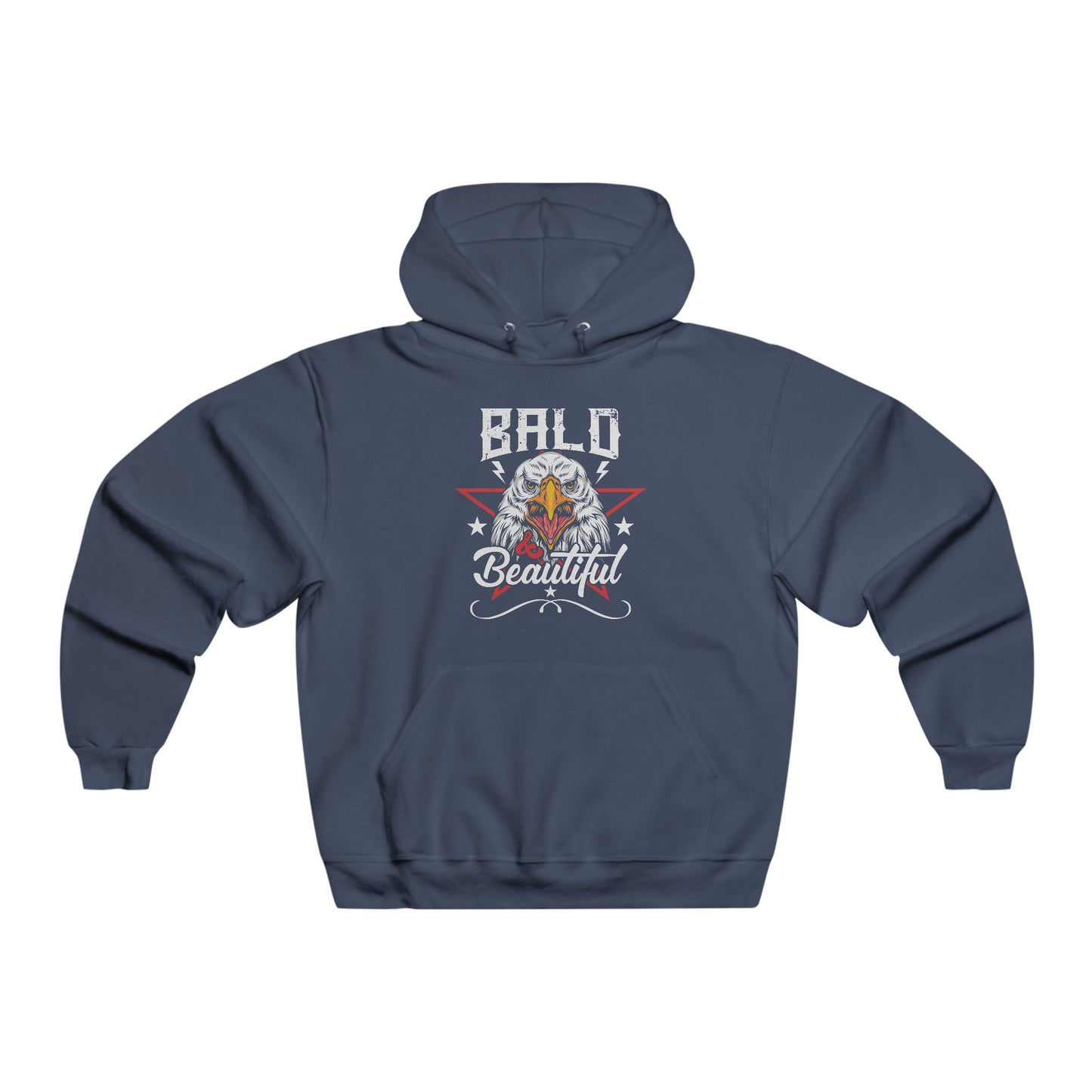 Bald N' Beautiful : Men's NUBLEND® Hooded Sweatshirt