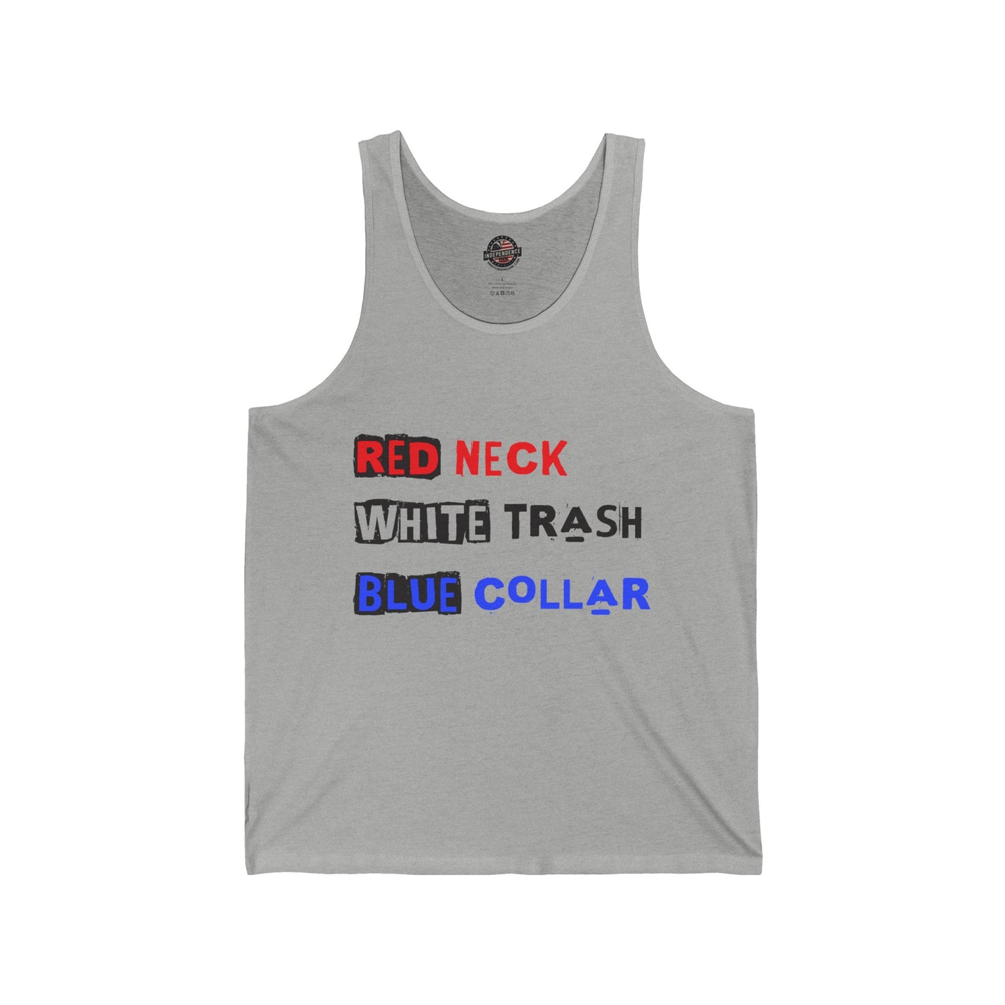 White Trash Red Neck : Men's Jersey Tank