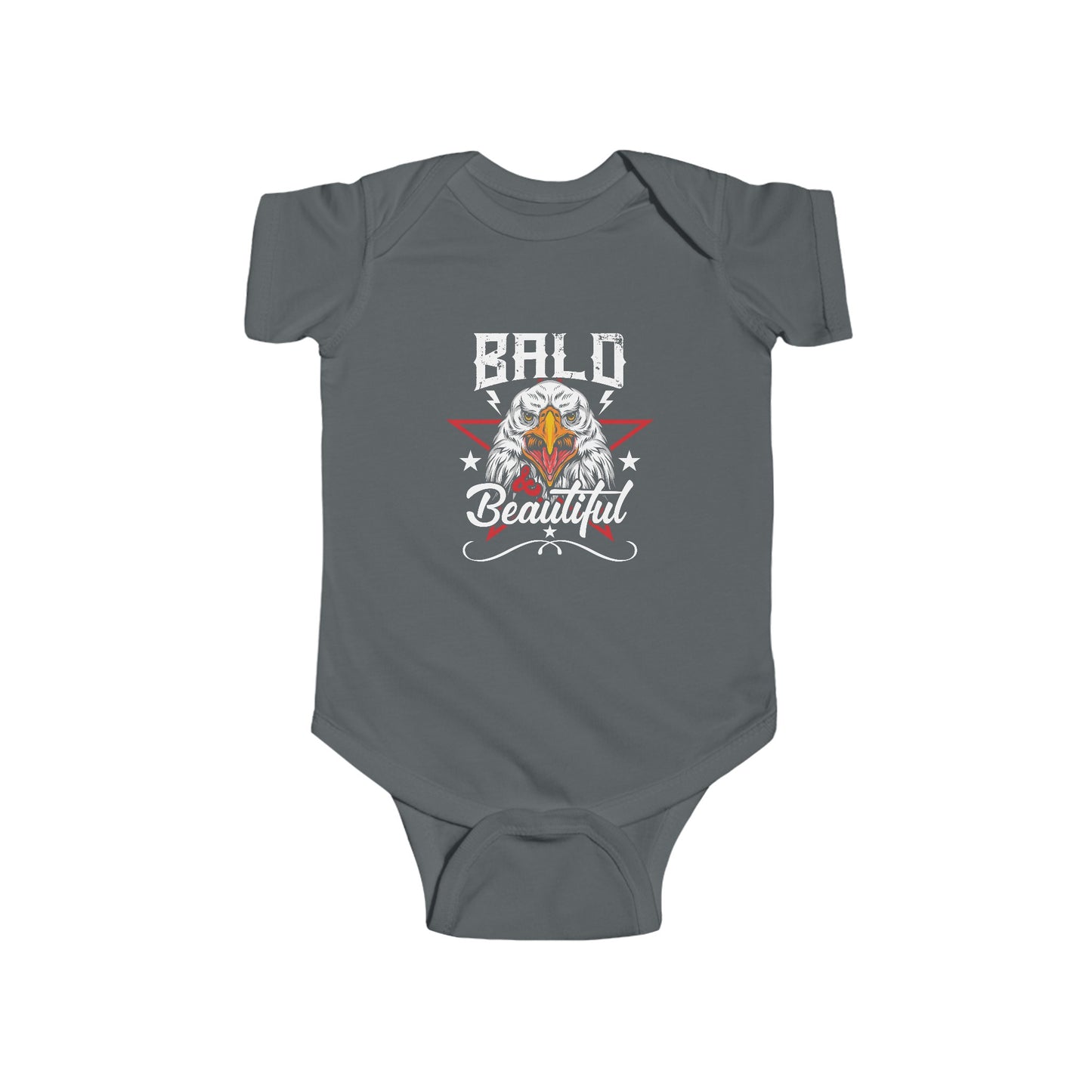 Bald N' Beautiful : Infant Fine Jersey Onesie / Bodysuit