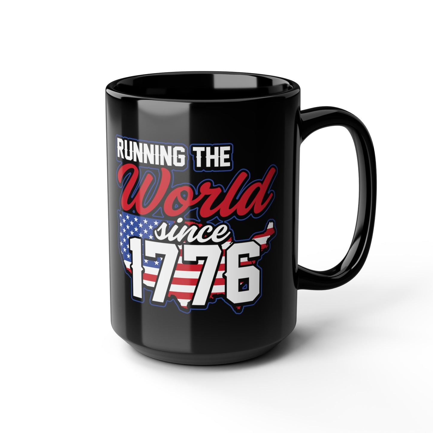 Since 1776 : Black Mug, 15oz