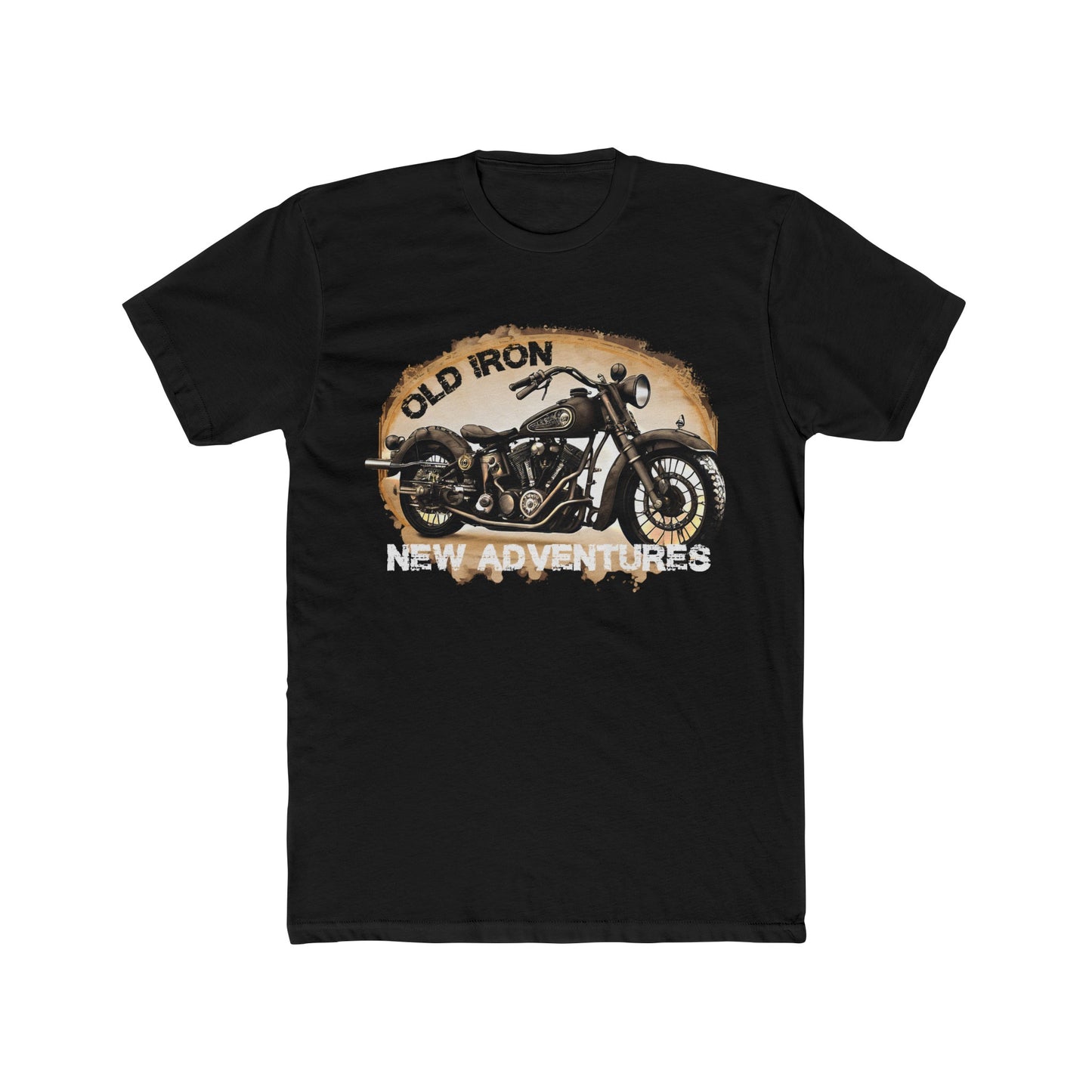 Old Iron New Adventures : Men's Cotton Crew Tee