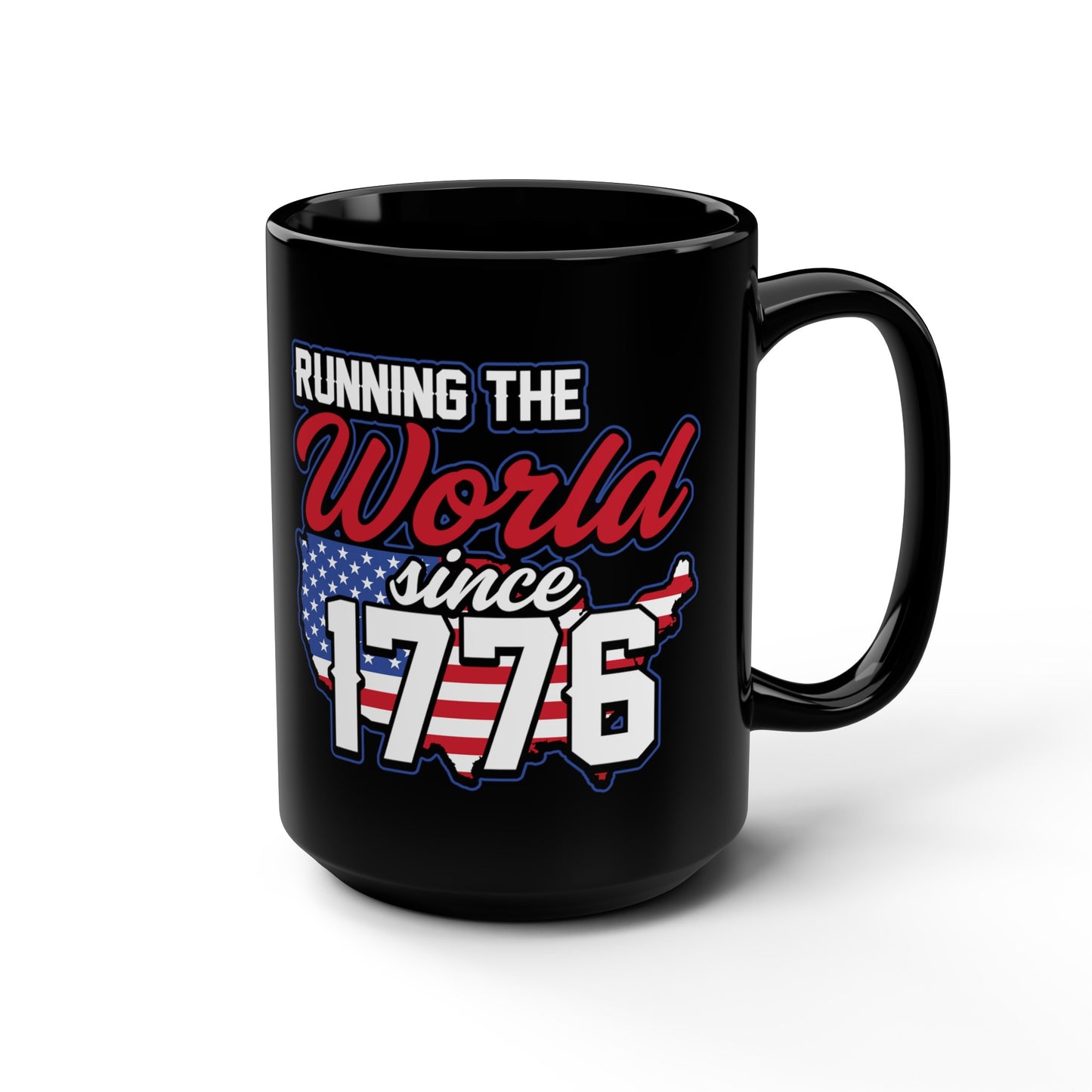 Since 1776 : Black Mug, 15oz