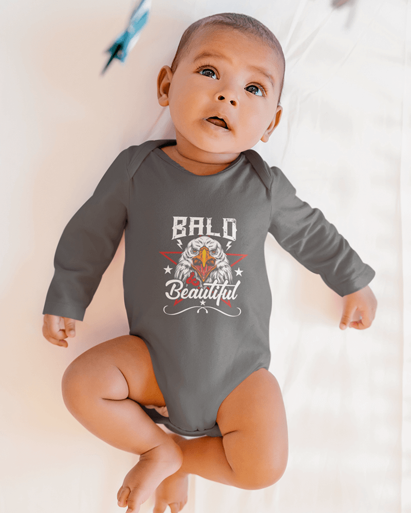 Bald N' Beautiful : Infant Fine Jersey Onesie / Bodysuit