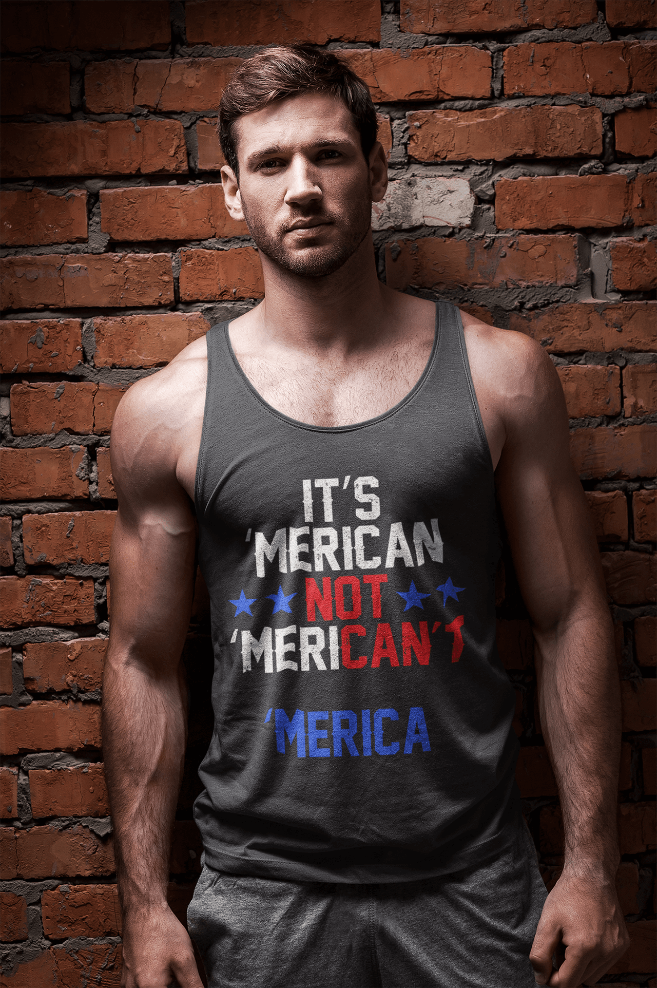 'Merican : Men's Jersey Tank