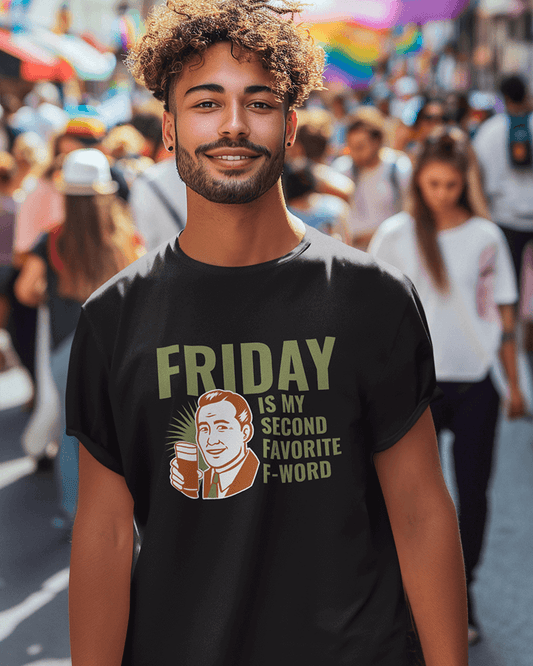 Friday Is My Second Favorite F-Word : Men's Cotton Crew Tee