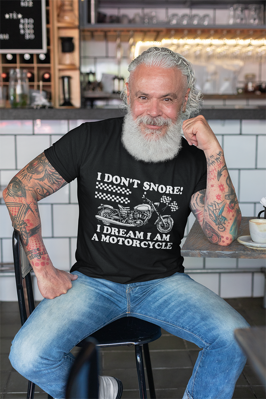 I Don't Snore : Men's Cotton Crew Tee