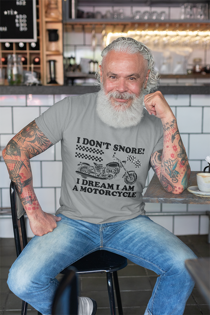 I Don't Snore : Men's Cotton Crew Tee