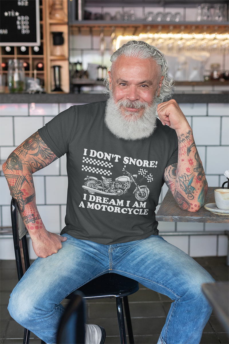 I Don't Snore : Men's Cotton Crew Tee