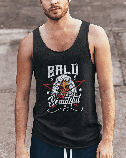 Bald N' Beautiful : Men's Jersey Tank