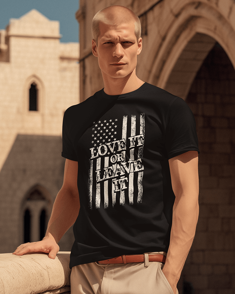 Love It or Leave It : Men's Cotton Crew Tee