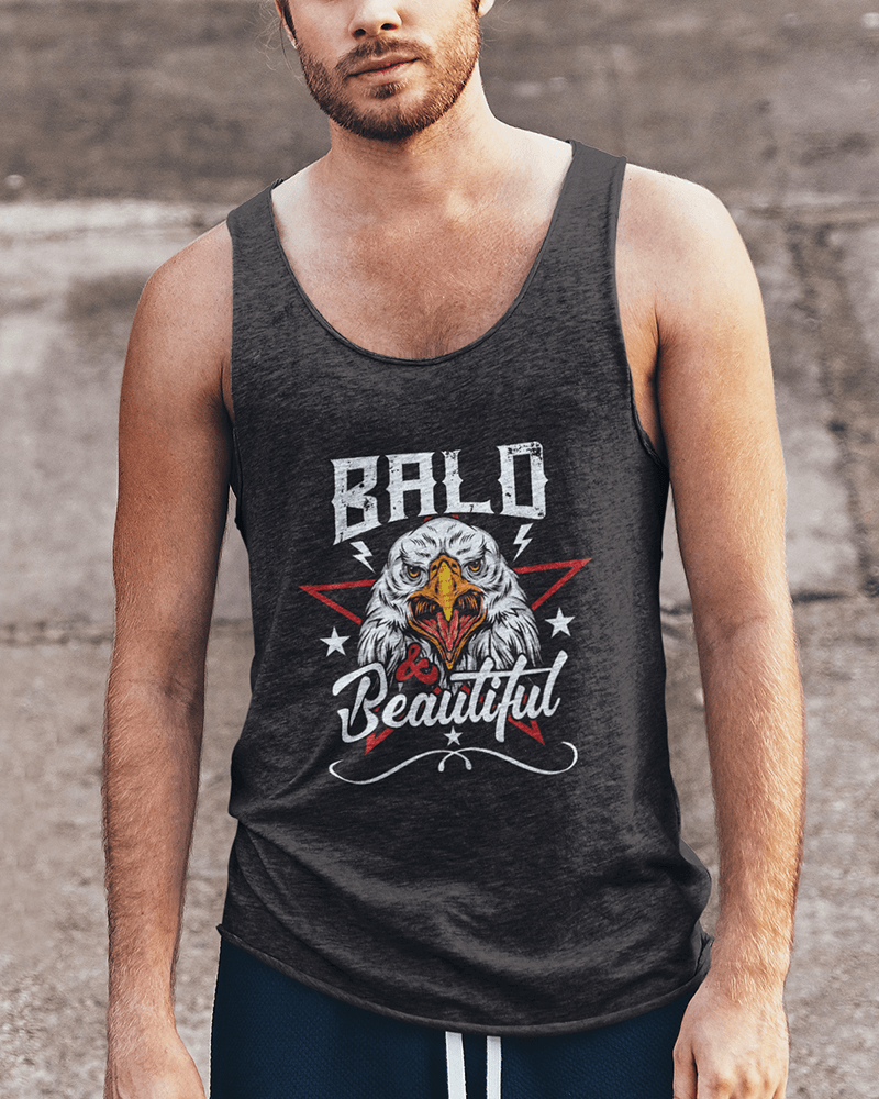 Bald N' Beautiful : Men's Jersey Tank