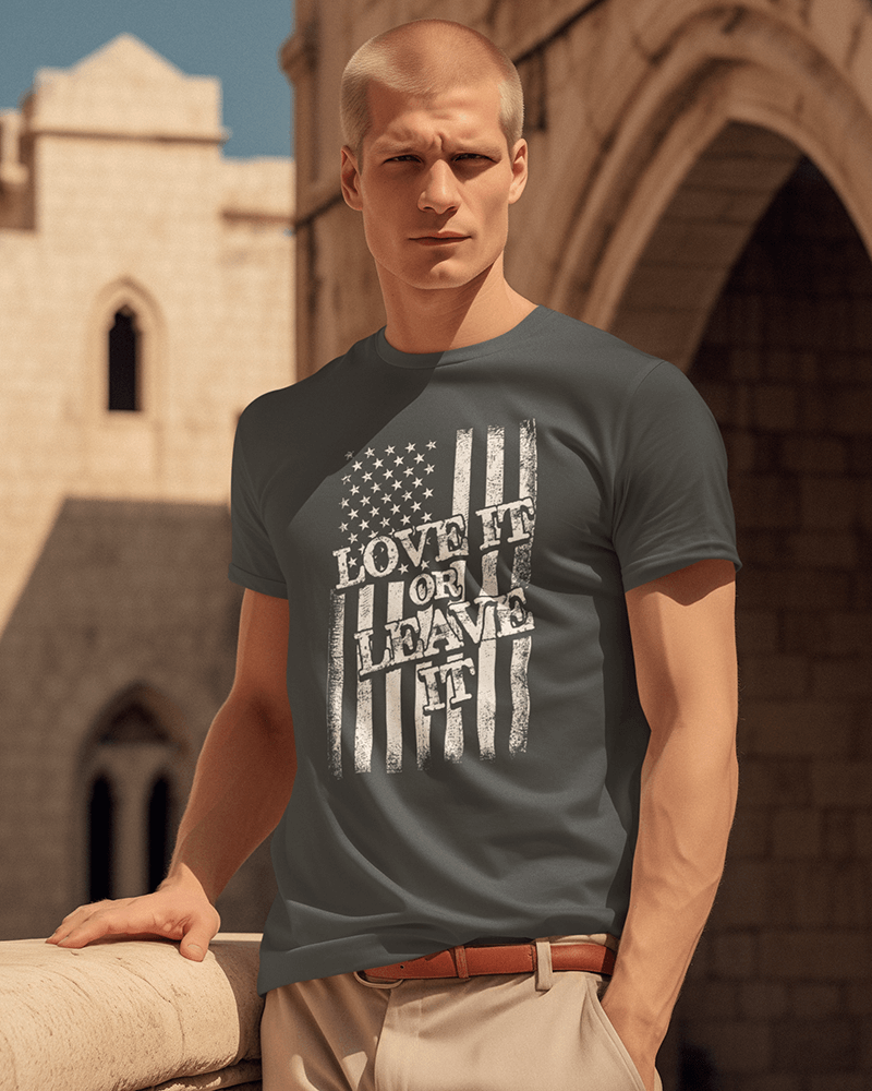 Love It or Leave It : Men's Cotton Crew Tee